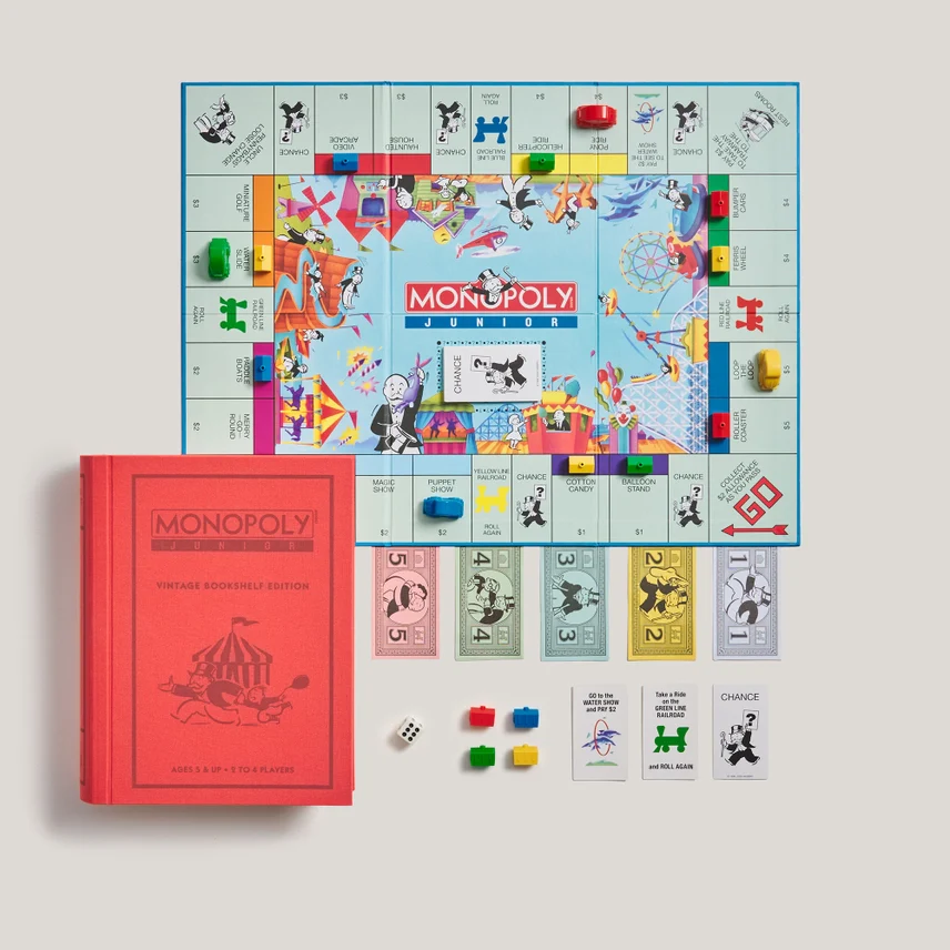 MONOPOLY JUNIOR VINTAGE BOOKSHELF EDITION - Image 2