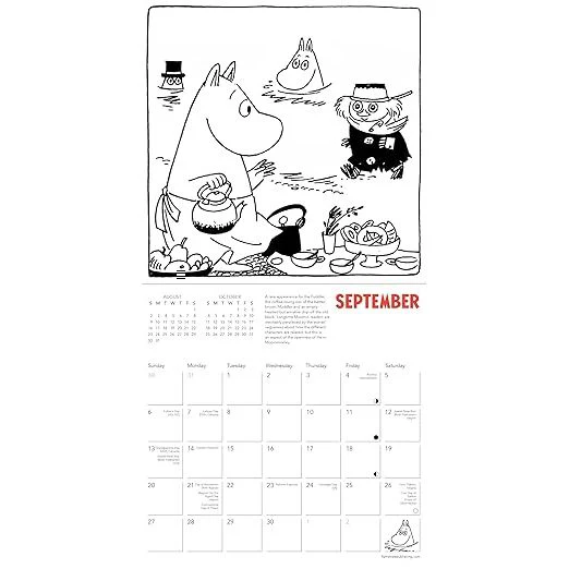 MOOMIN MINI WALL CALENDAR 2026 - Image 2