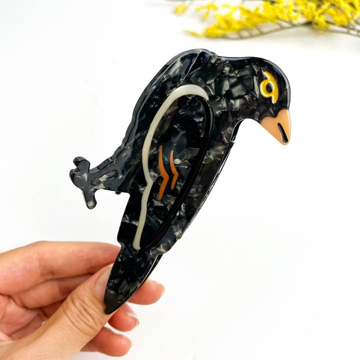 MOONLIT RAVEN HAIR CLAW CLIP - Image 2