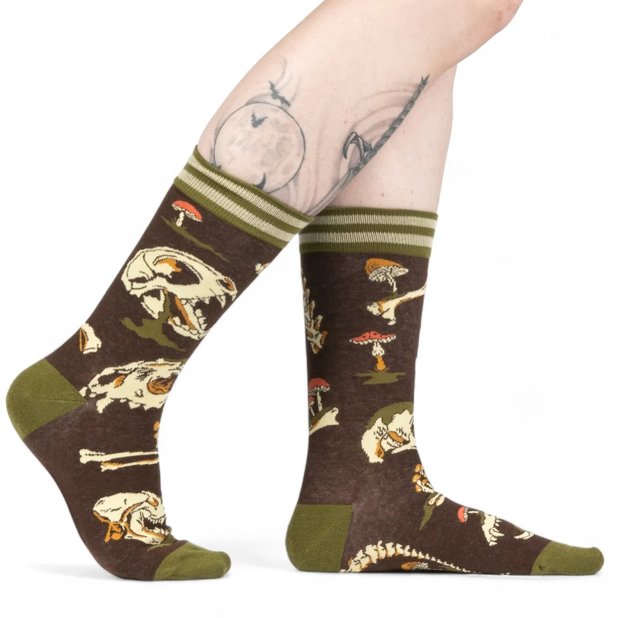 MOSSUARY CREW SOCKS BY FOOTCLOTHES - Image 2