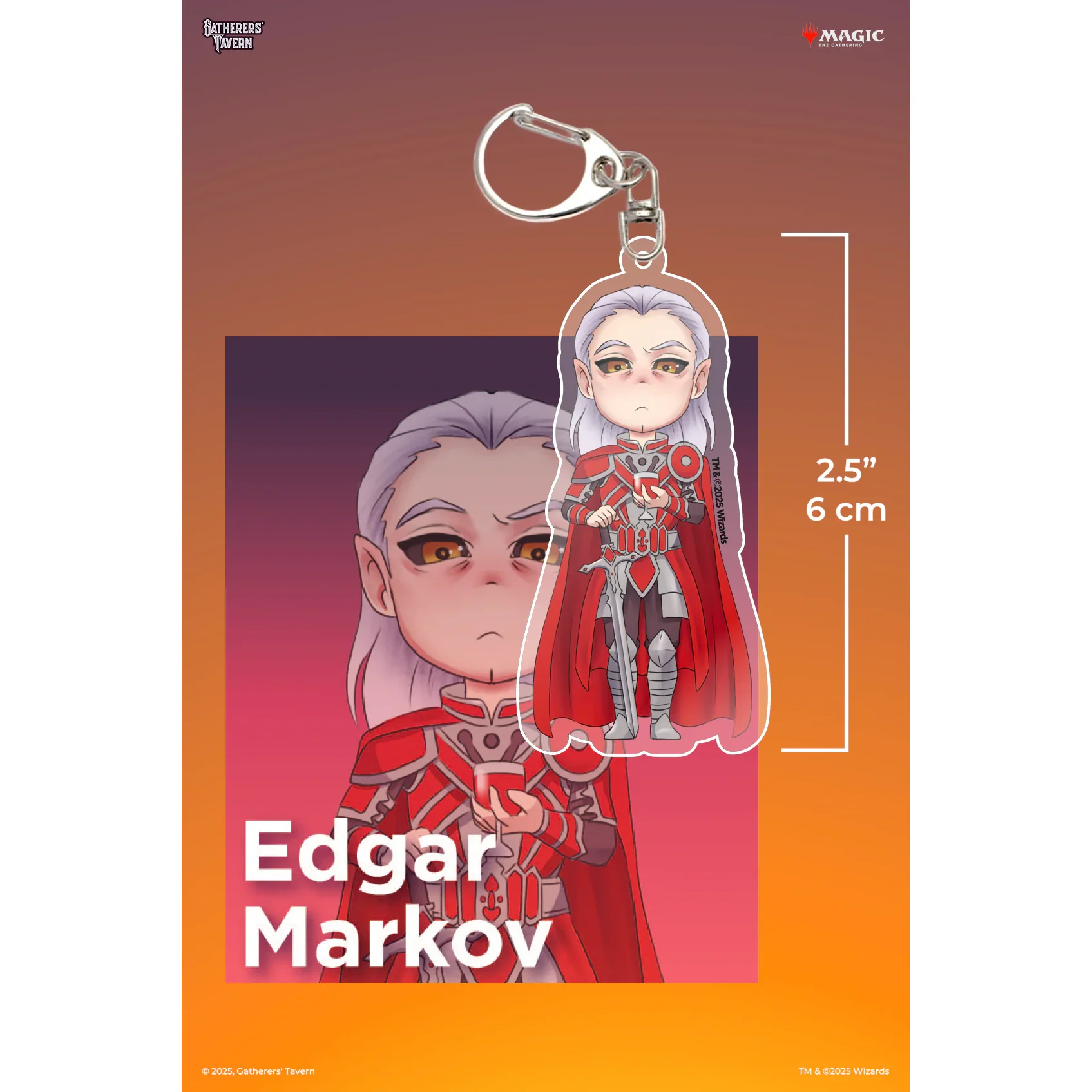 MTG COMMANDERS ACRYLIC KEYCHAIN - Image 5