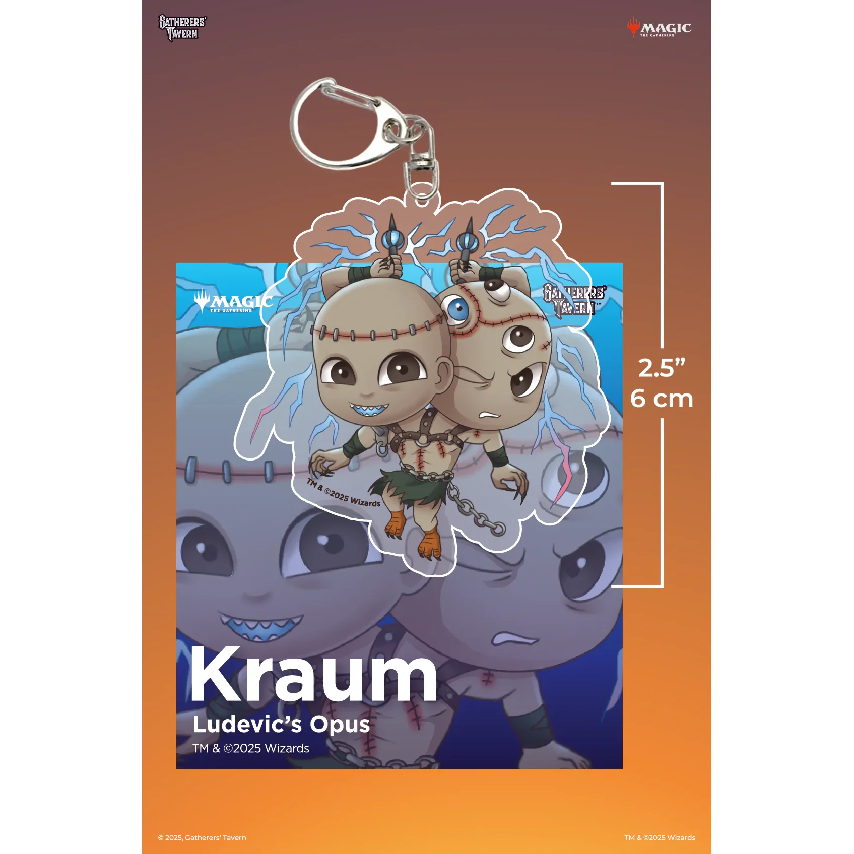 MTG PARTNER COMMANDERS ACRYLIC KEYCHAIN