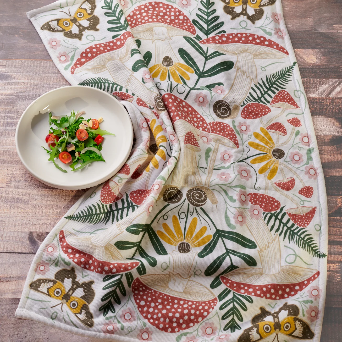 MUSHROOM ART KITCHEN TOWEL - Image 2
