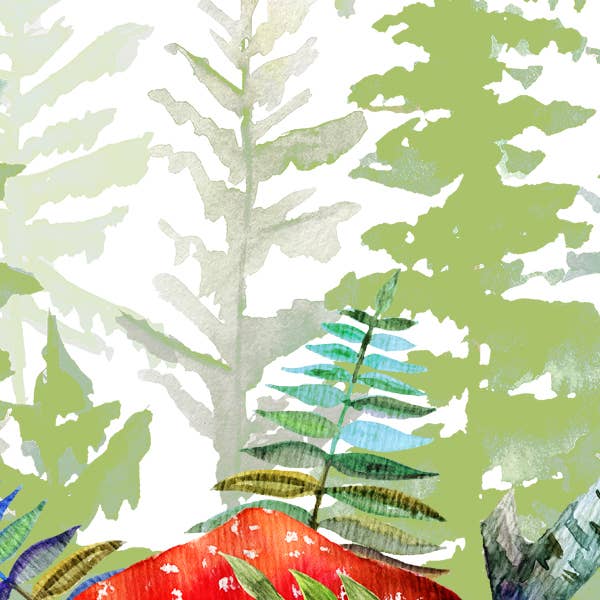 MUSHROOM WATERCOLOR BOOKMARK - Image 2