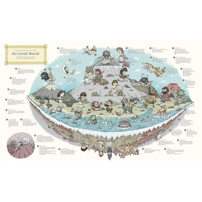 MYTH ATLAS: MAPS AND MONSTERS, HEROES AND GODS FROM TWELVE MYTHOLOGICAL WORLDS BY THIAGO MORAES - Image 2