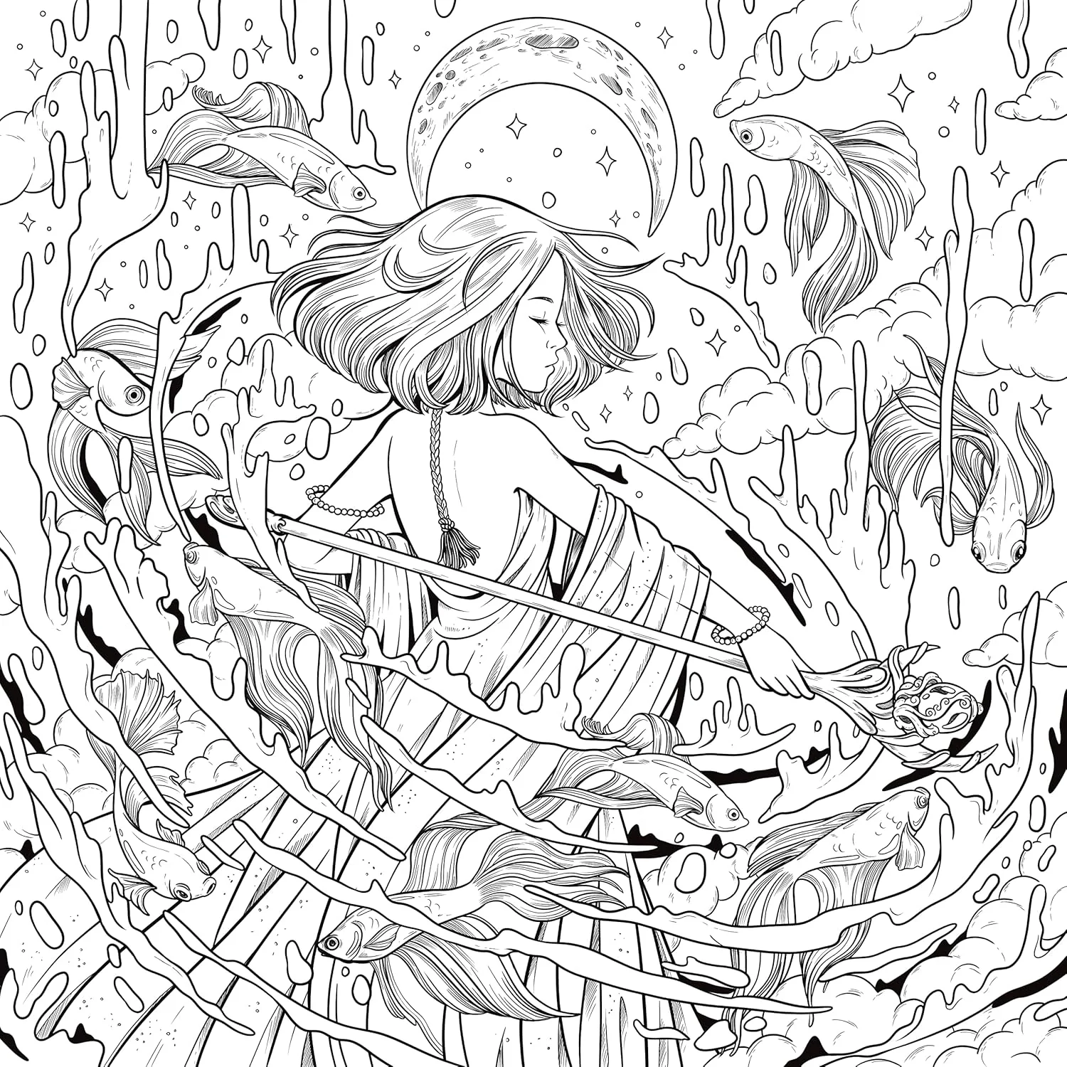 MYTHOGRAPHIC COSMIC SPIRIT COLORING BOOK - Image 3