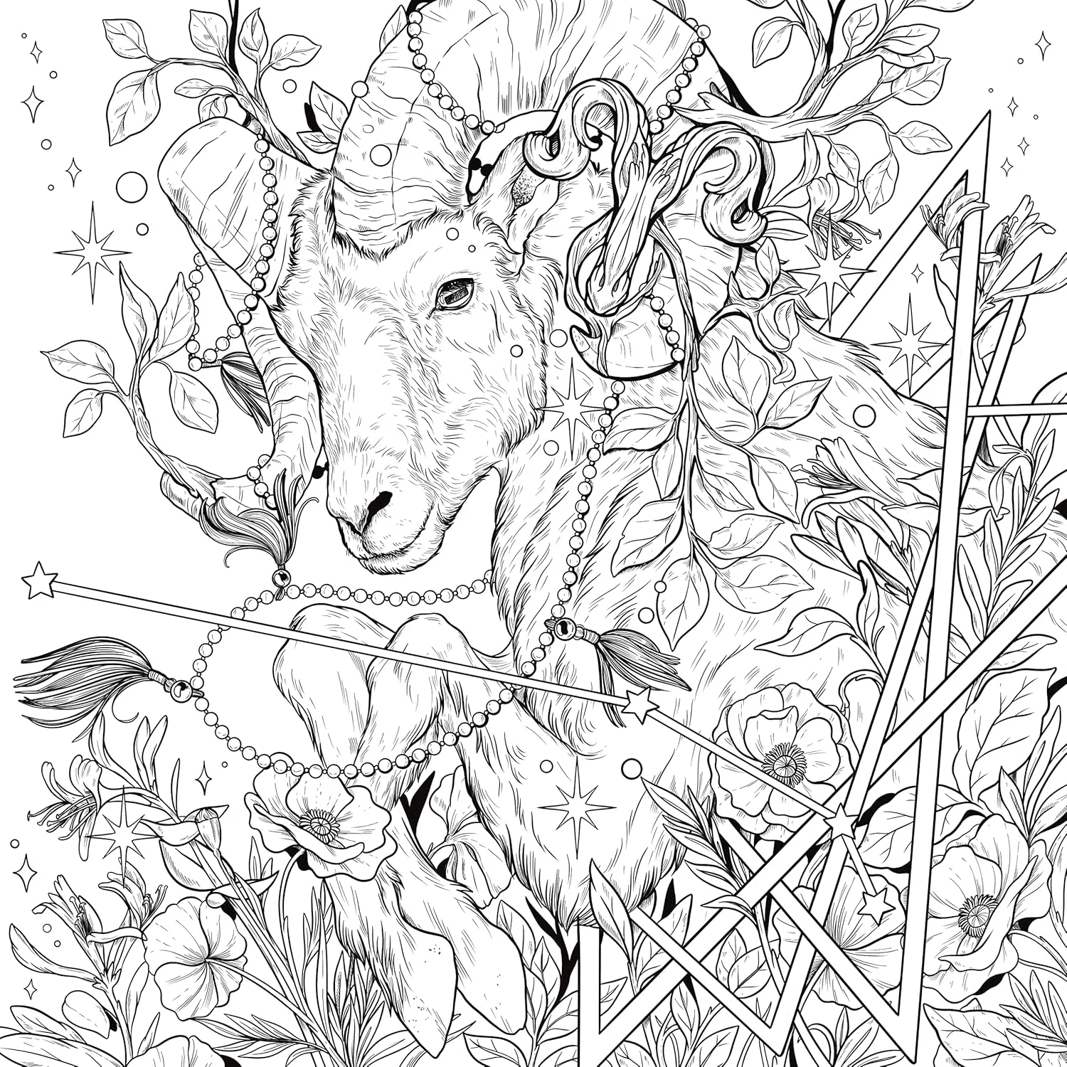 MYTHOGRAPHIC COSMIC SPIRIT COLORING BOOK - Image 5