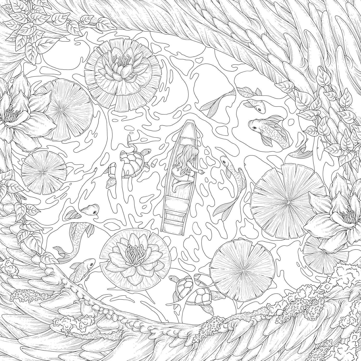 MYTHOGRAPHIC: DRAGONSPELL AN ARTIST'S COLORING BOOK OF MAGICAL REALMS - Image 4