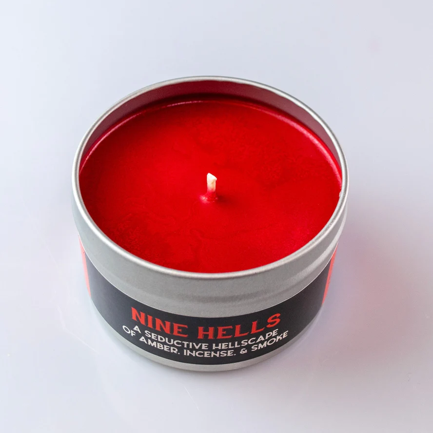 NINE HELLS 8oz GAMING CANDLE - Image 2