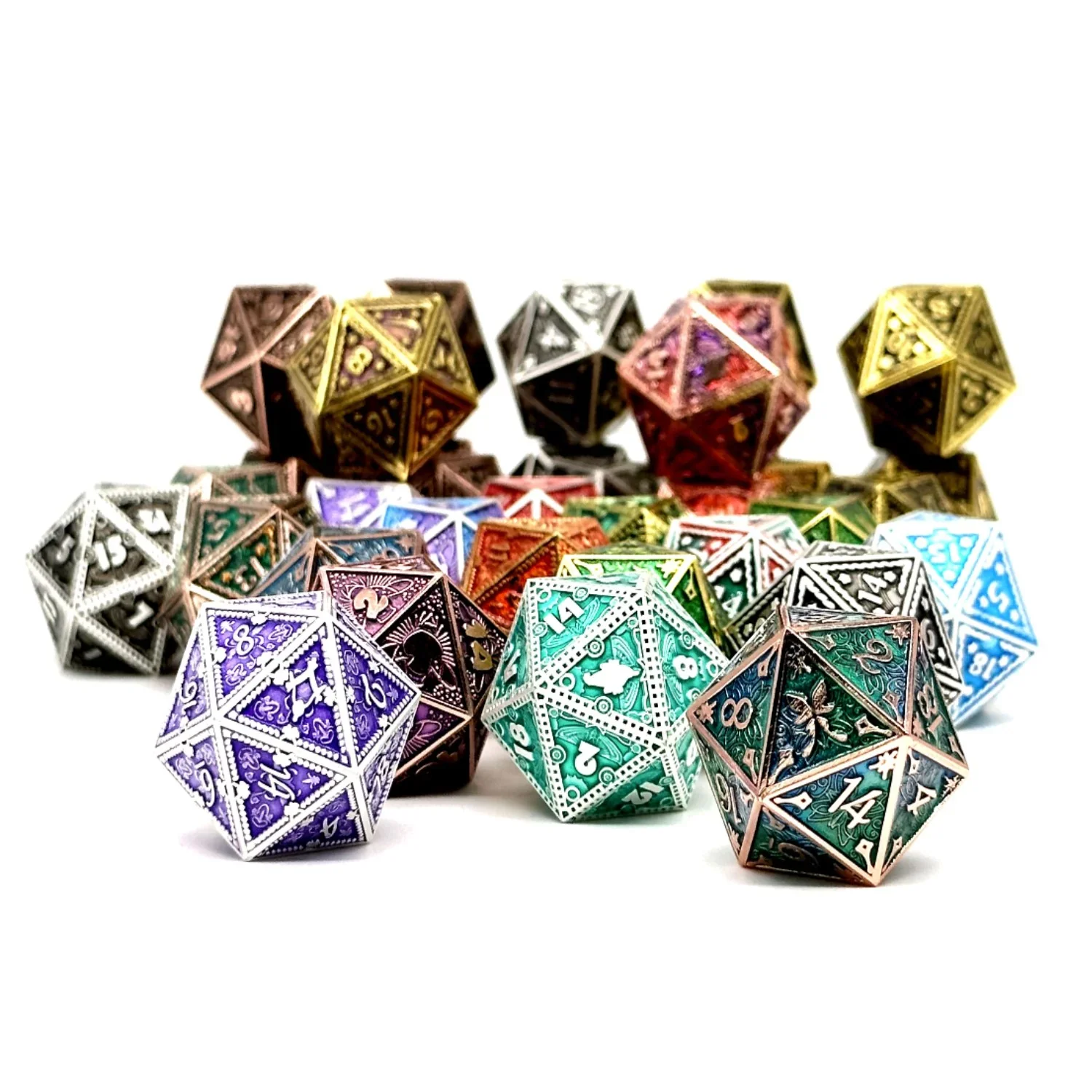 NORSE FOUNDRY FAE MYSTERY METAL D20 - Image 2