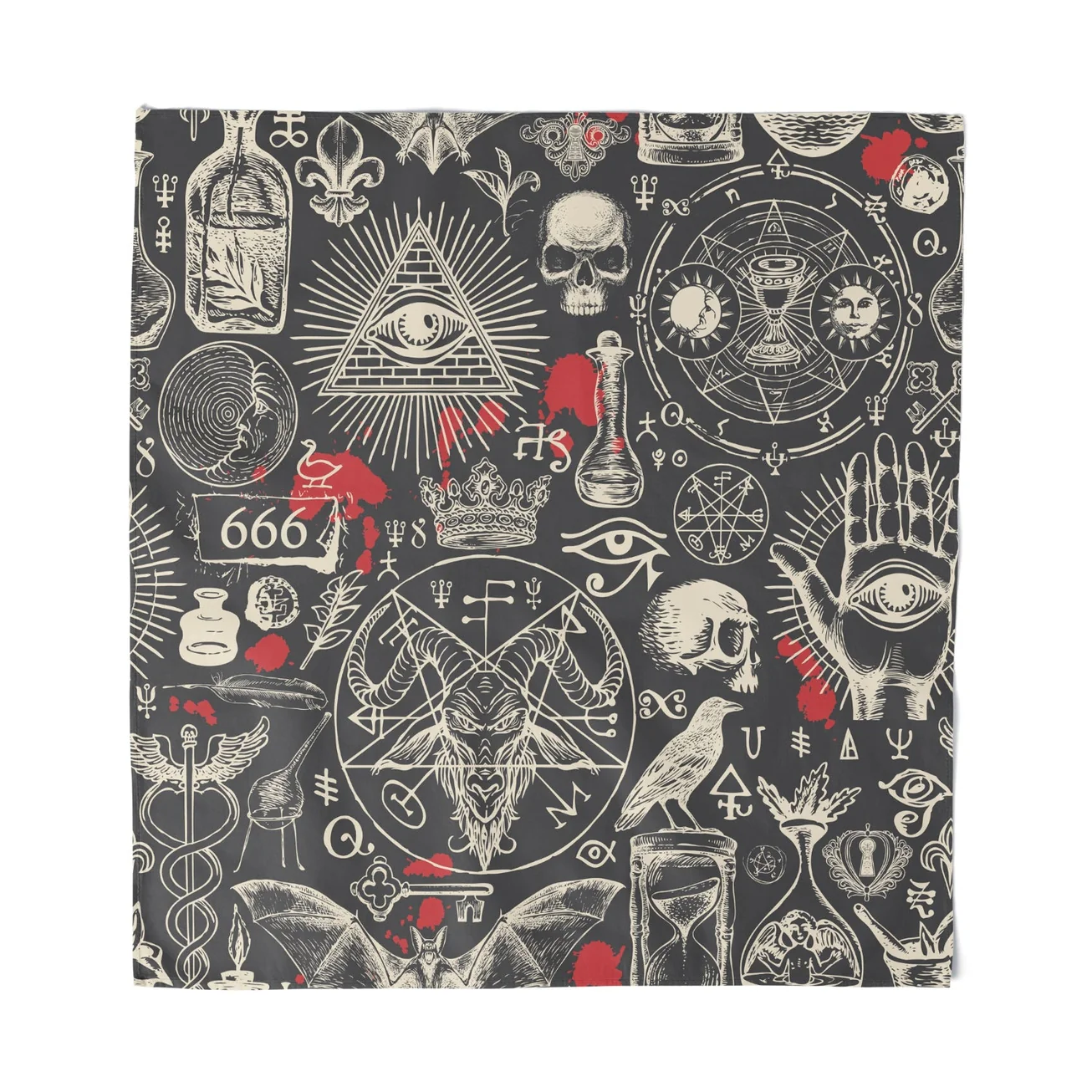 OCCULT CALLING BANDANA/SCARF/ALTAR CLOTH