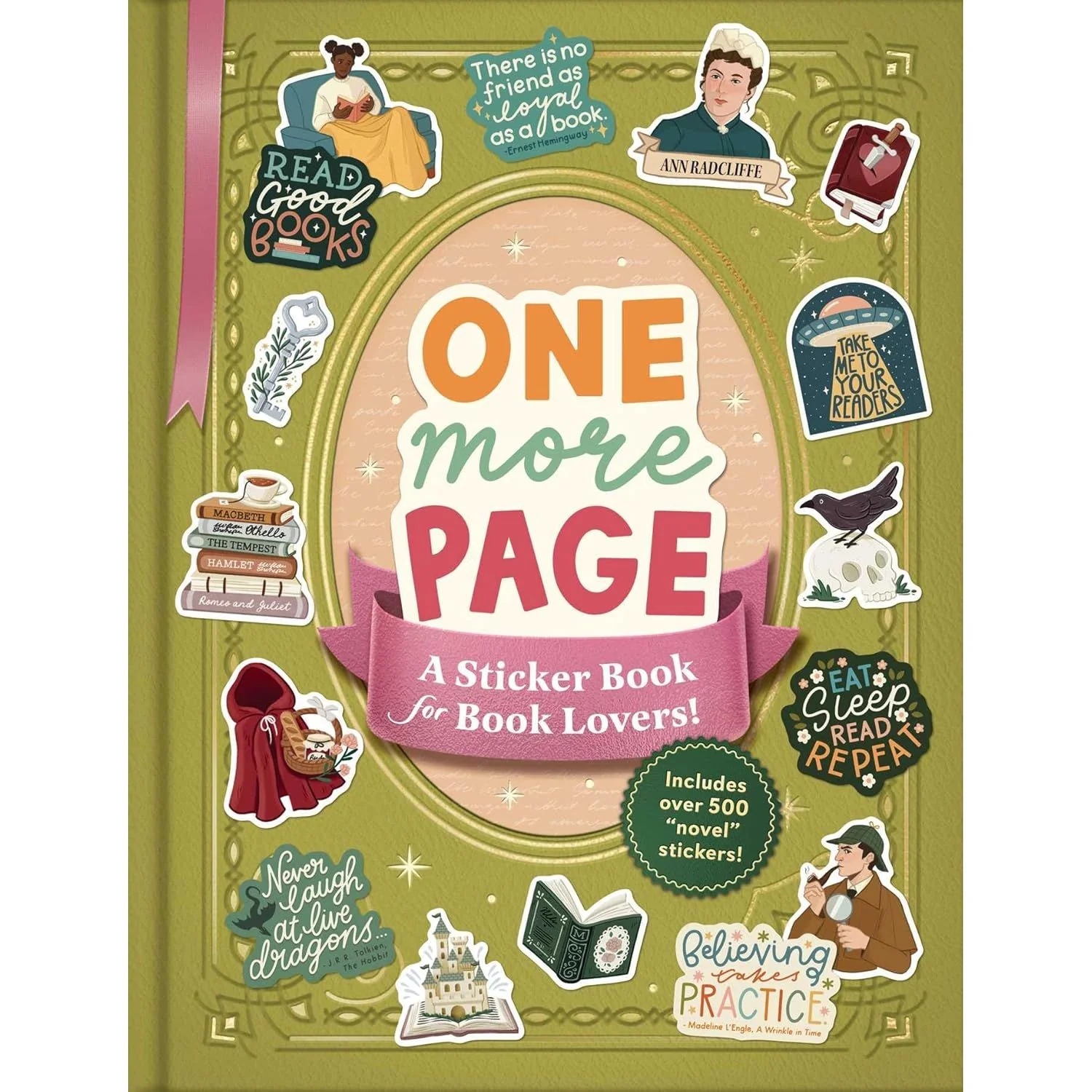 ONE MORE PAGE: A STICKER BOOK FOR BOOK LOVERS