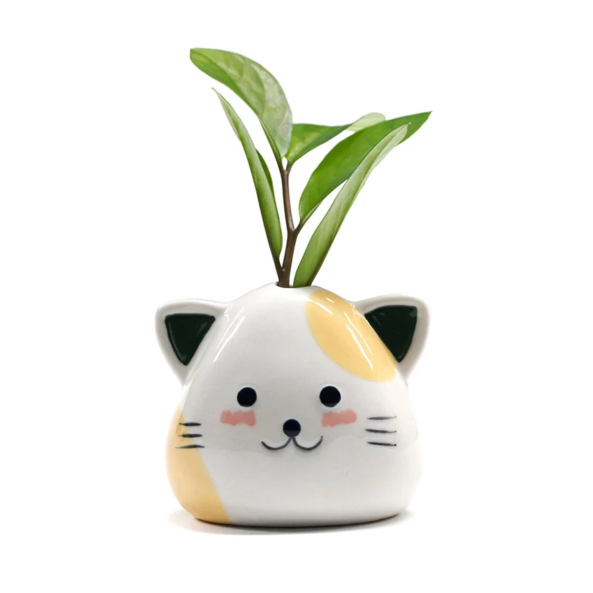 ONIGIRI CAT CERAMIC VASE - Image 2