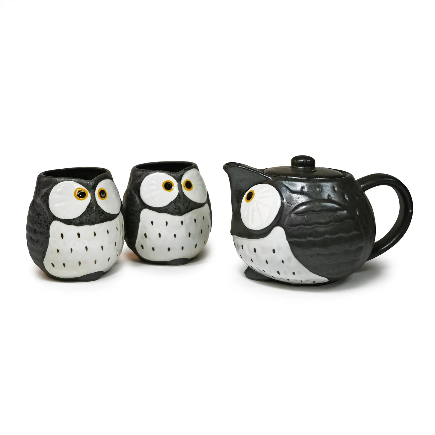 OWL AND OWLETS TEA SET (TEAPOT AND TWO TEACUPS) - Image 2