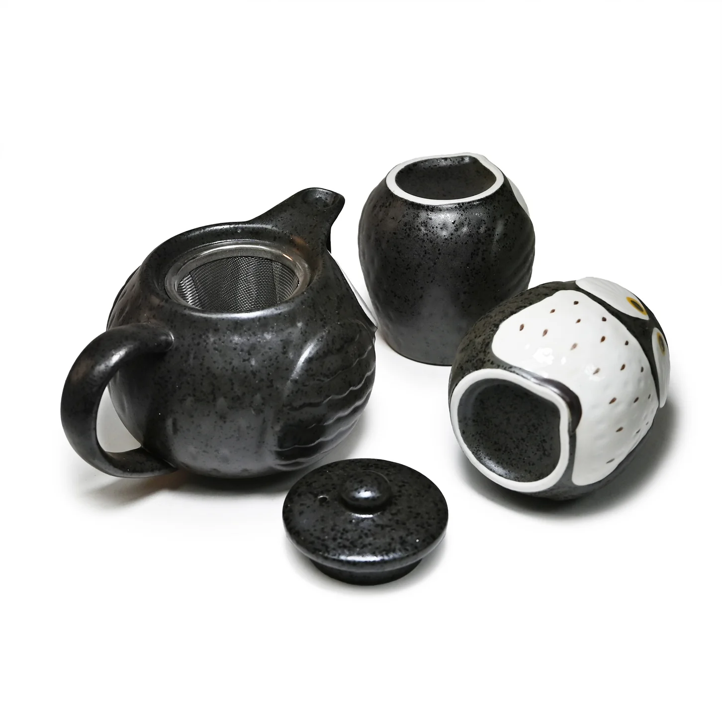 OWL AND OWLETS TEA SET (TEAPOT AND TWO TEACUPS) - Image 3