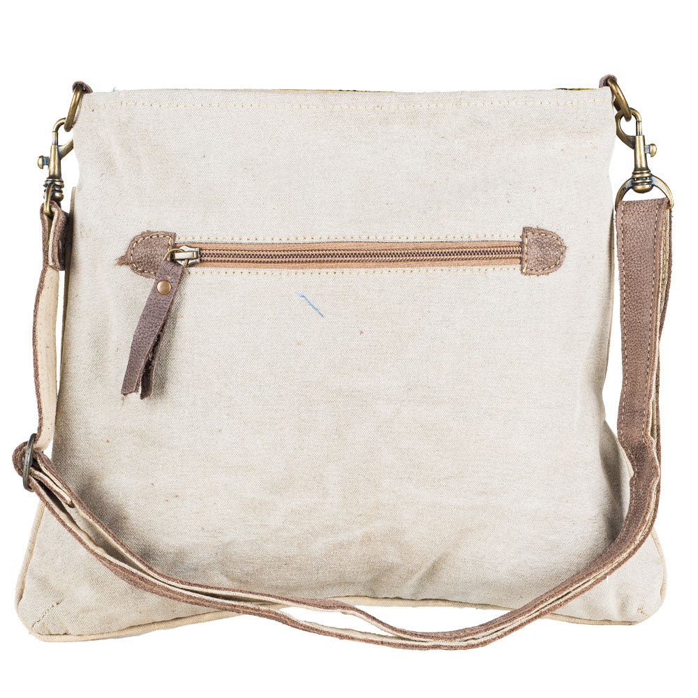 KATHA PATCHWORK CANVAS MOTH BAG - Image 3