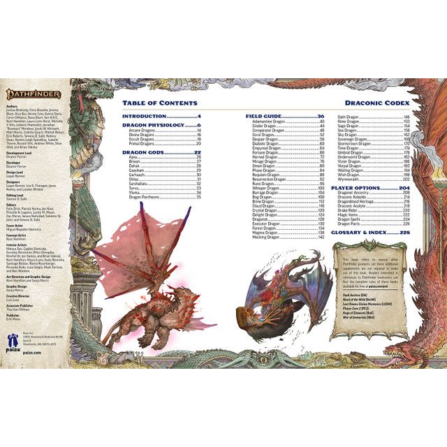 PATHFINDER 2E: LOST OMENS - DRACONIC CODEX - Image 2