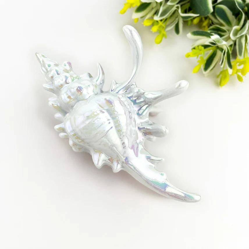 PEARLY SEASHELL HAIR CLAW FOR MERMAID HAIR