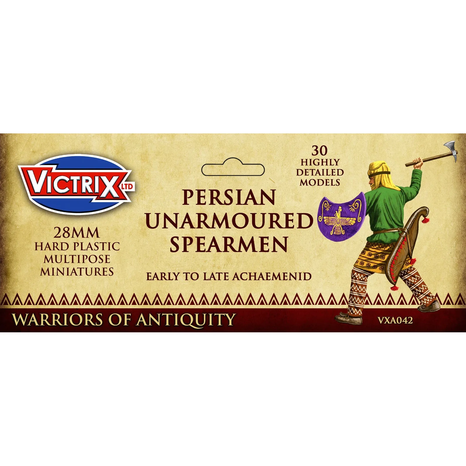 PERSIAN UNARMORED SPEARMEN