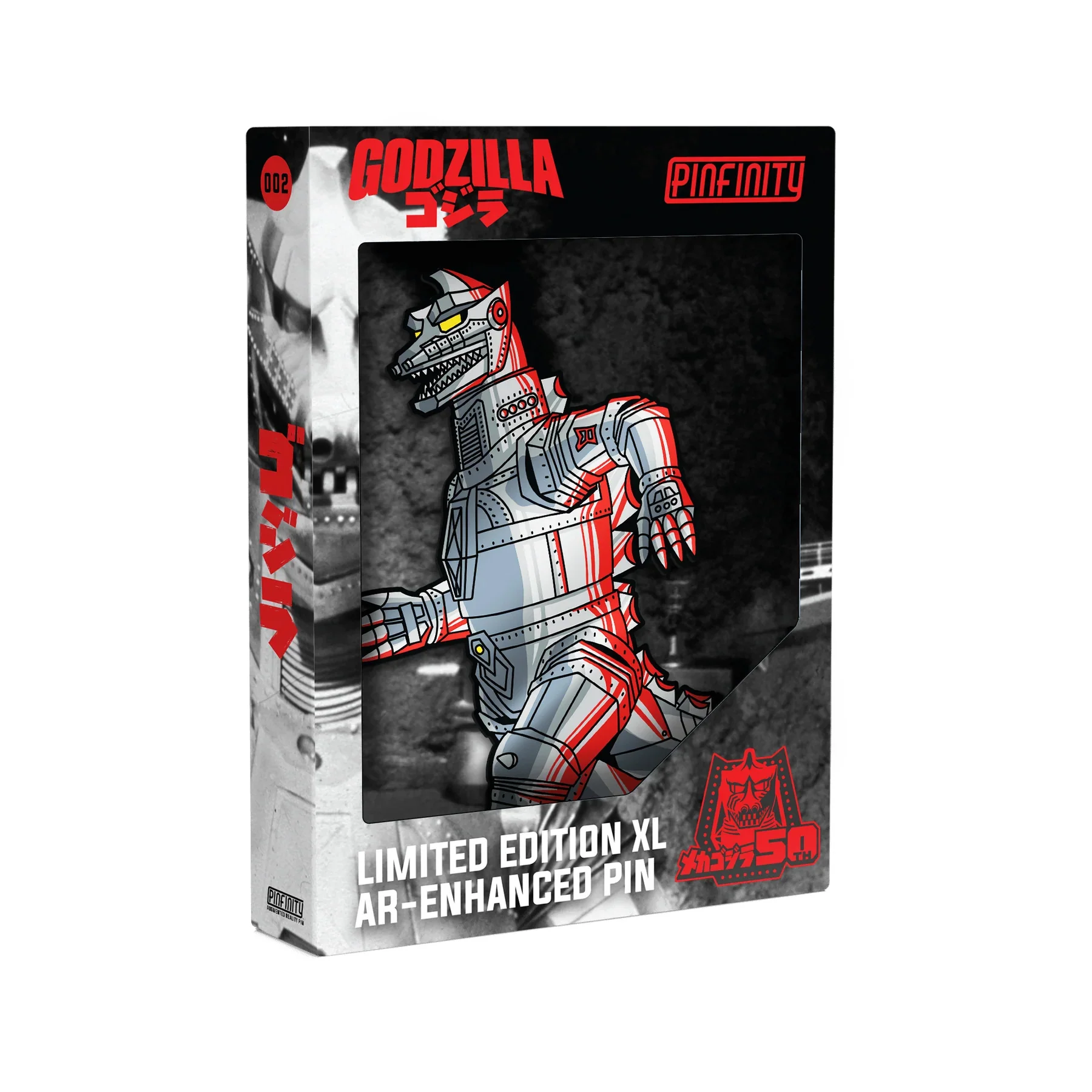 PINFINITY MECHAGODZILLA XL AR PIN (SHOWA ERA)