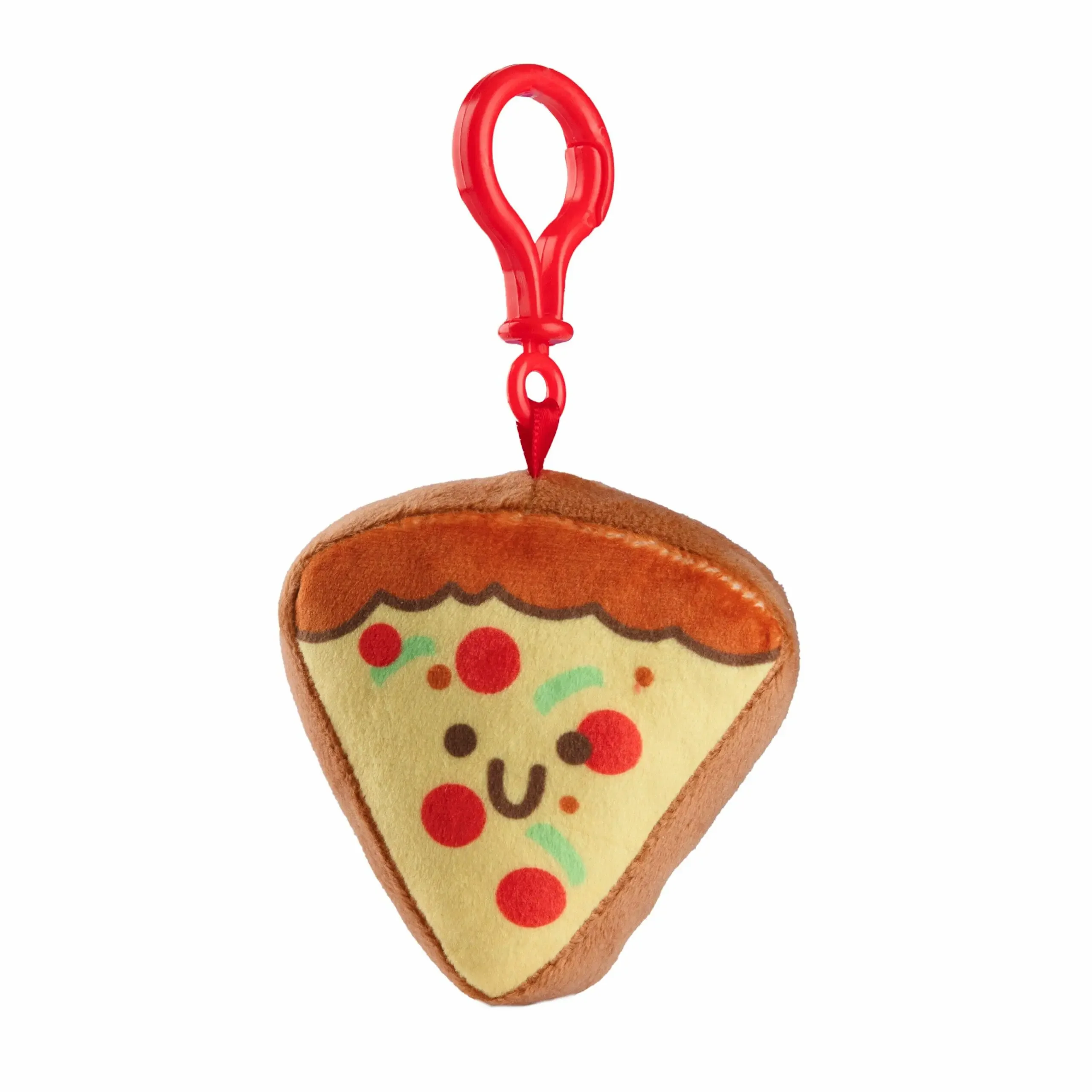 PIZZA PLUSH KEYCHAIN