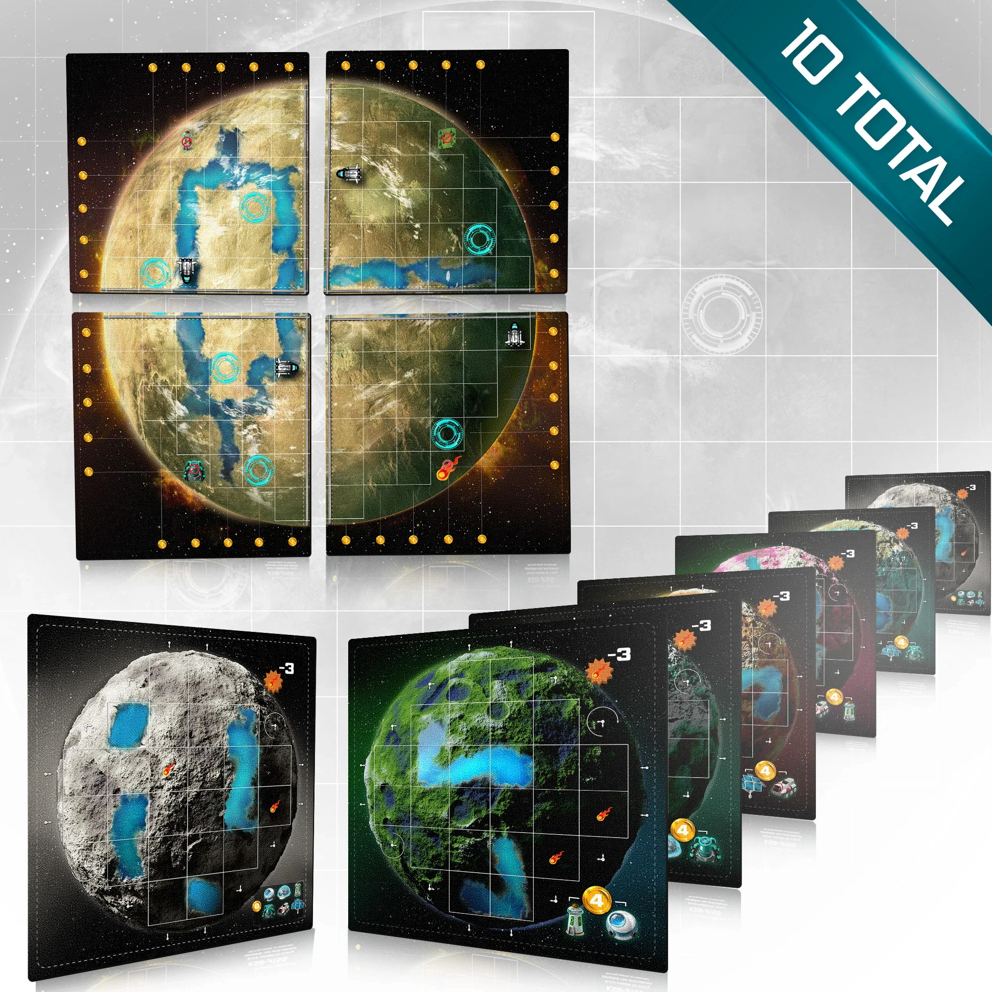 PLANET UNKNOWN SUPERMOON: NEOPRENE MATS (10)