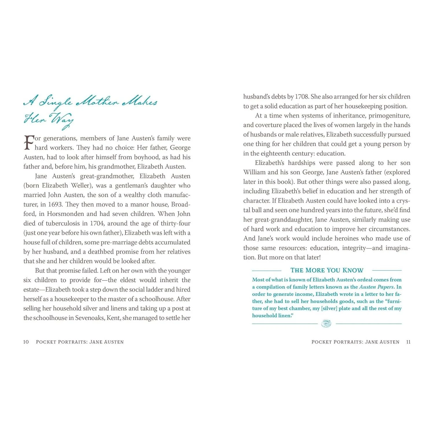 POCKET PORTRAIT: JANE AUSTEN BY JANET LEWIS SAIDI - Image 2
