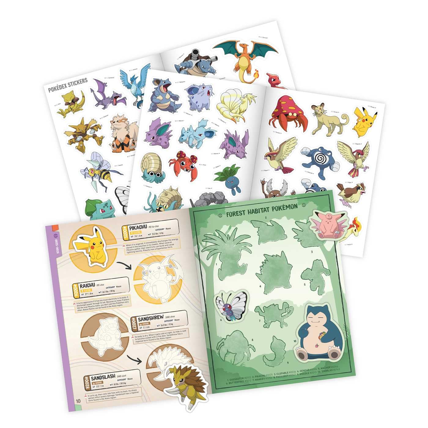 POKEMON: THE OFFICIAL STICKER BOOK OF THE KANTO REGION - Image 2