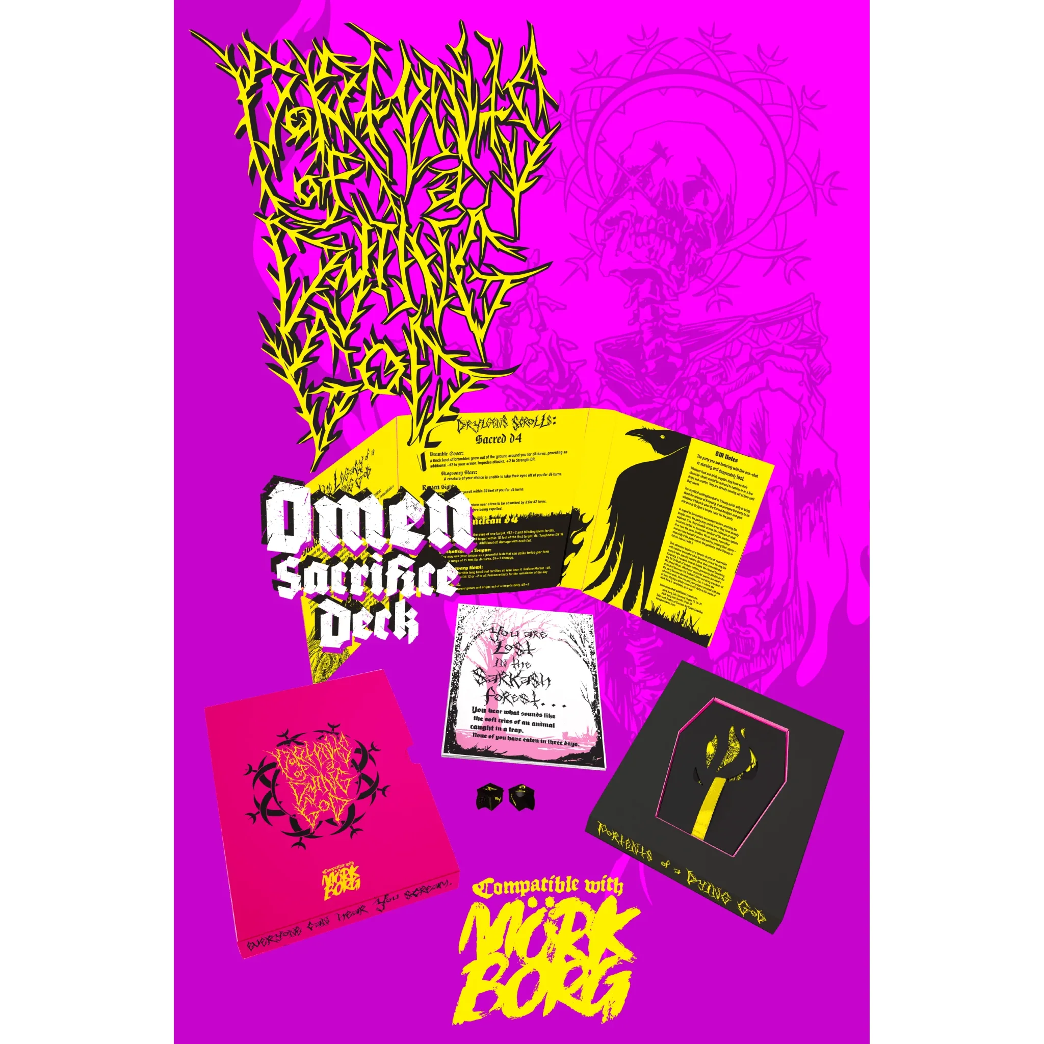 PORTENTS OF A DYING GOD: OMEN SACRIFICE DECK MORK BORG