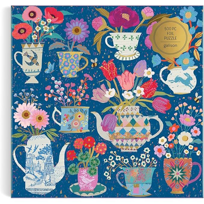 POTTED TEACUPS 500PC FOIL PUZZLE - Image 2