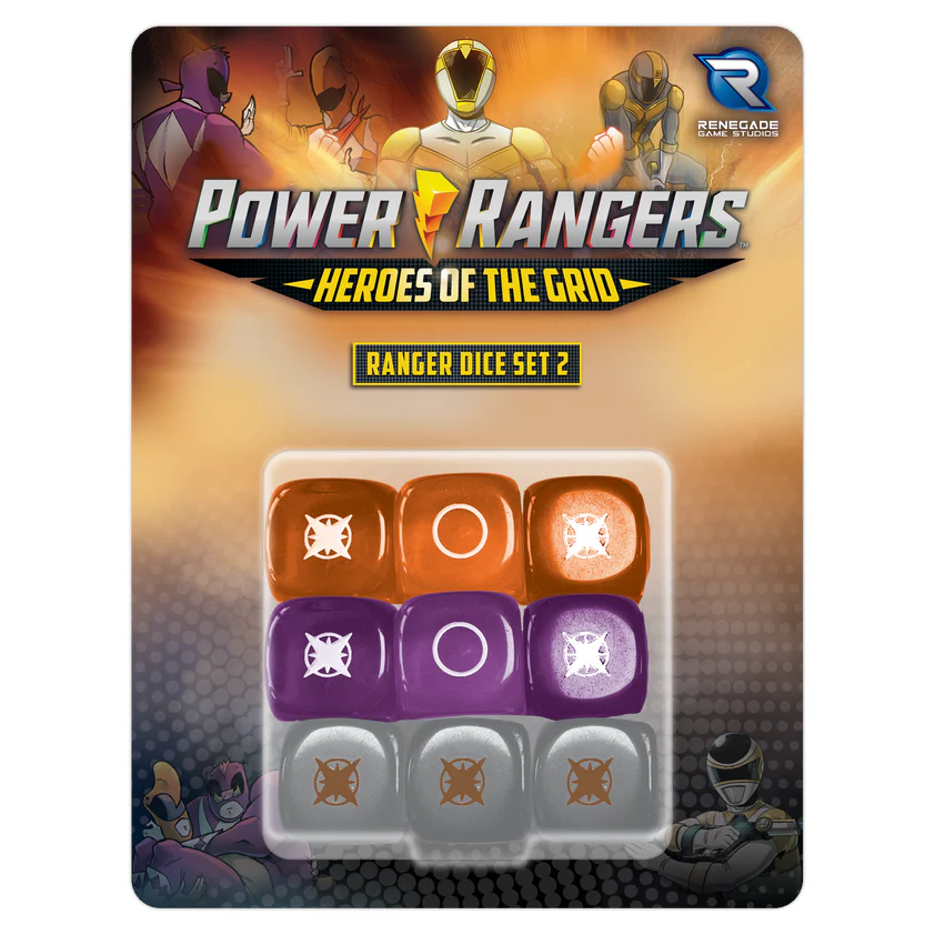 POWER RANGERS HEROES OF THE GRID DICE SET #2