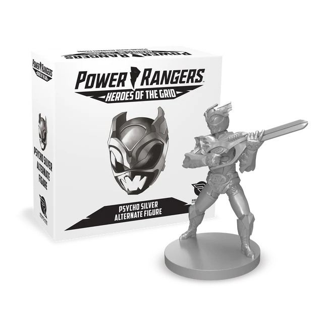 POWER RANGERS HEROES OF THE GRID - PSYCHO SILVER ALT FIGURE