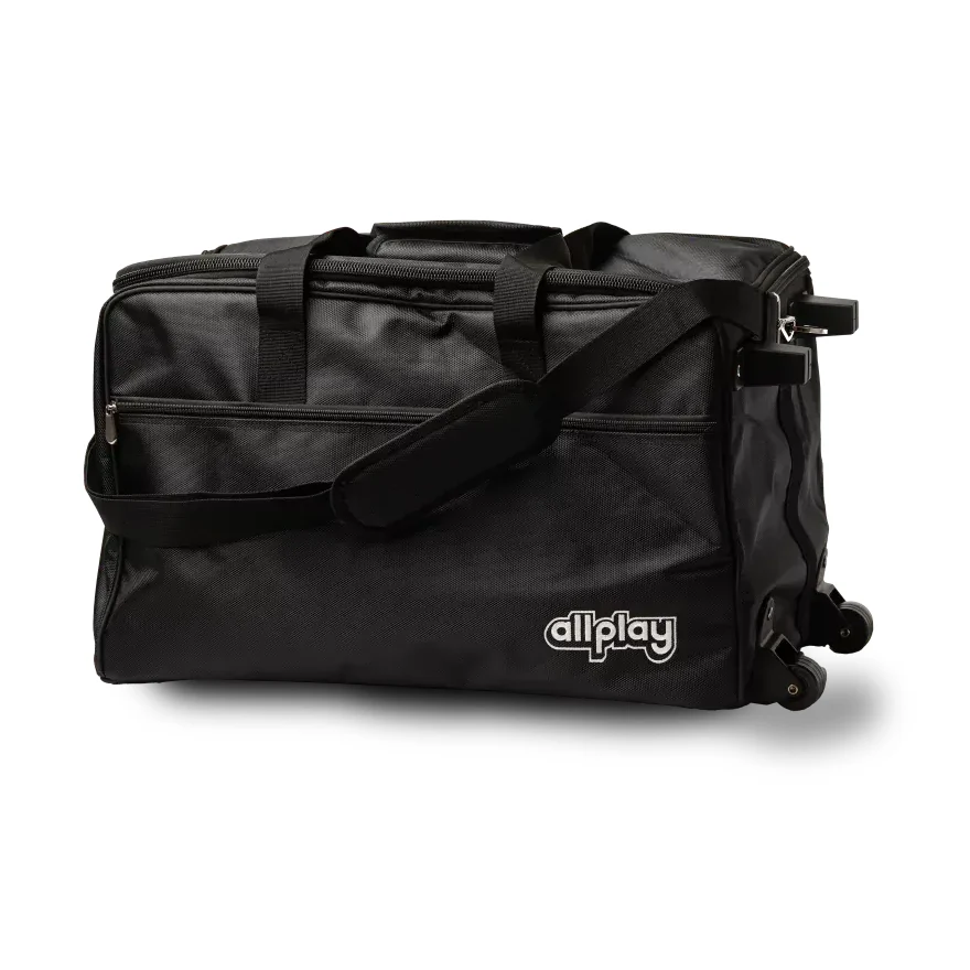 PREMIUM ROLLING BOARD GAME BAG CARBON FIBER BLACK