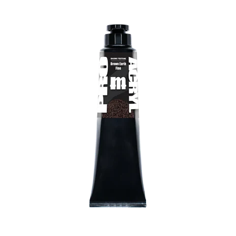PRO ACRYL BASING TEXTURES - BROWN EARTH FINE 120ML TUBE