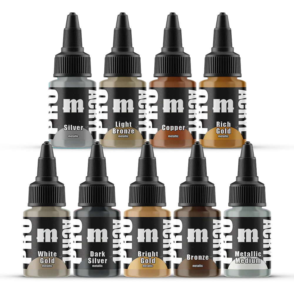 PRO ACRYL METALLIC PAINT SET - Image 2