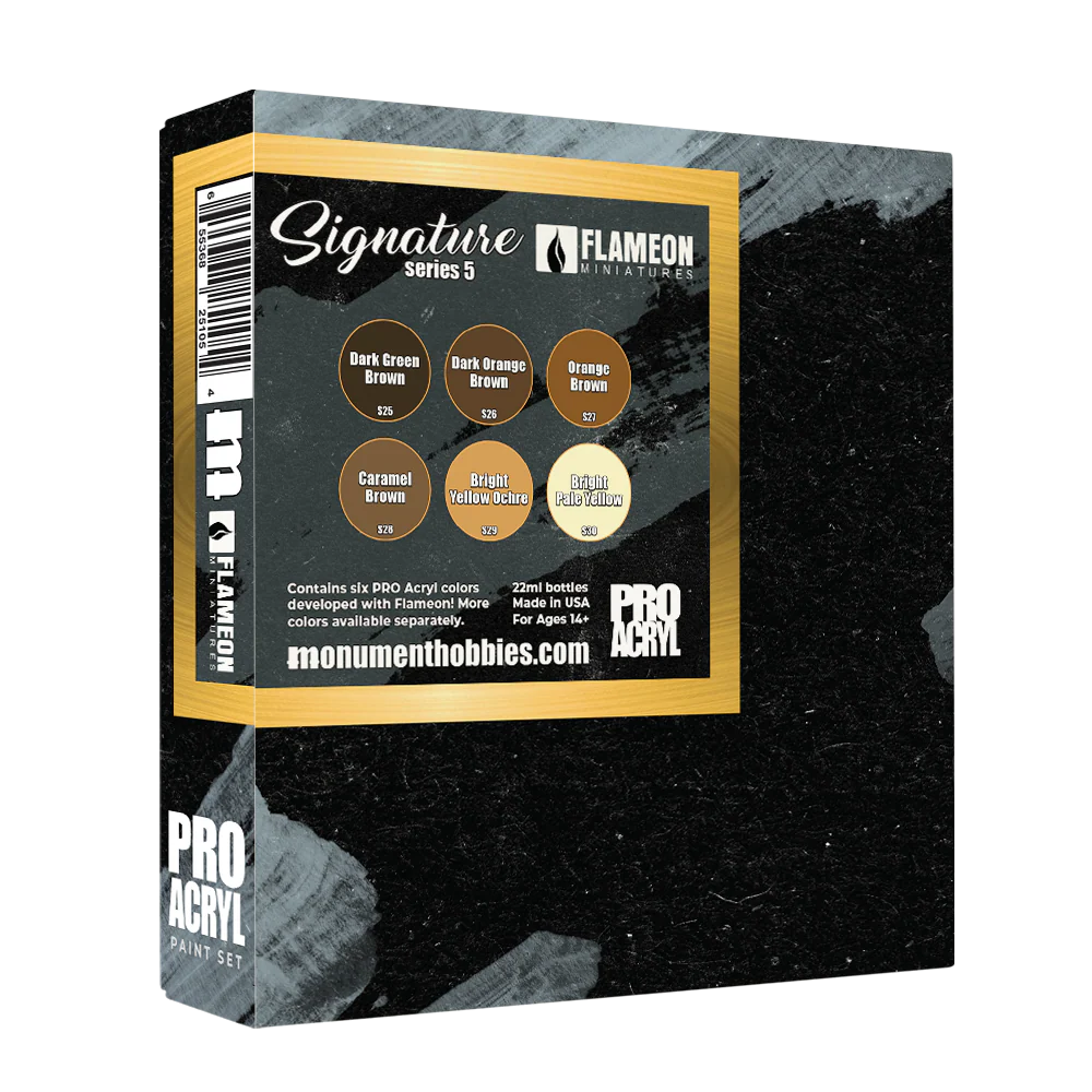 PRO ACRYL SIGNATURE SERIES 5 FLAMEON PAINT SET
