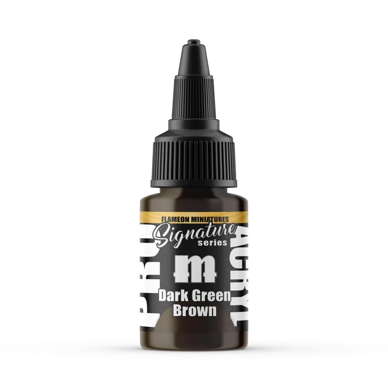 PRO ACRYL SIGNATURE SERIES FLAMEON DARK GREEN BROWN