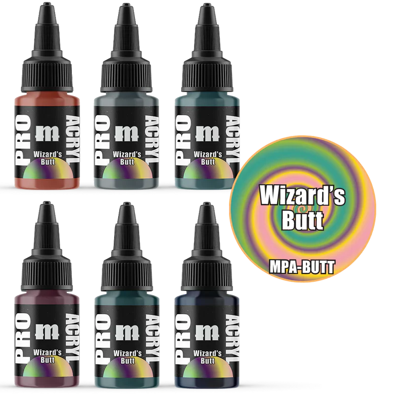 PRO ACRYL WIZARD'S BUTT PAINT SET