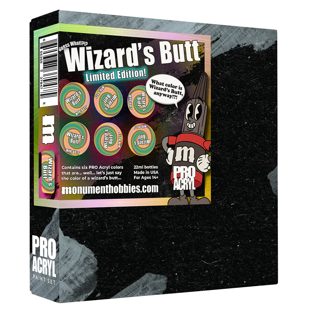 PRO ACRYL WIZARD'S BUTT PAINT SET - Image 2