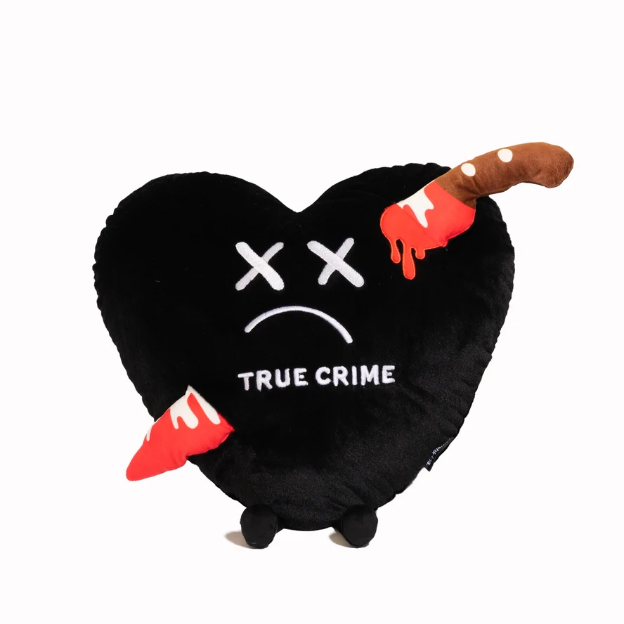PUNCHKINS TRUE CRIME HEART PLUSH PILLOW - Image 3