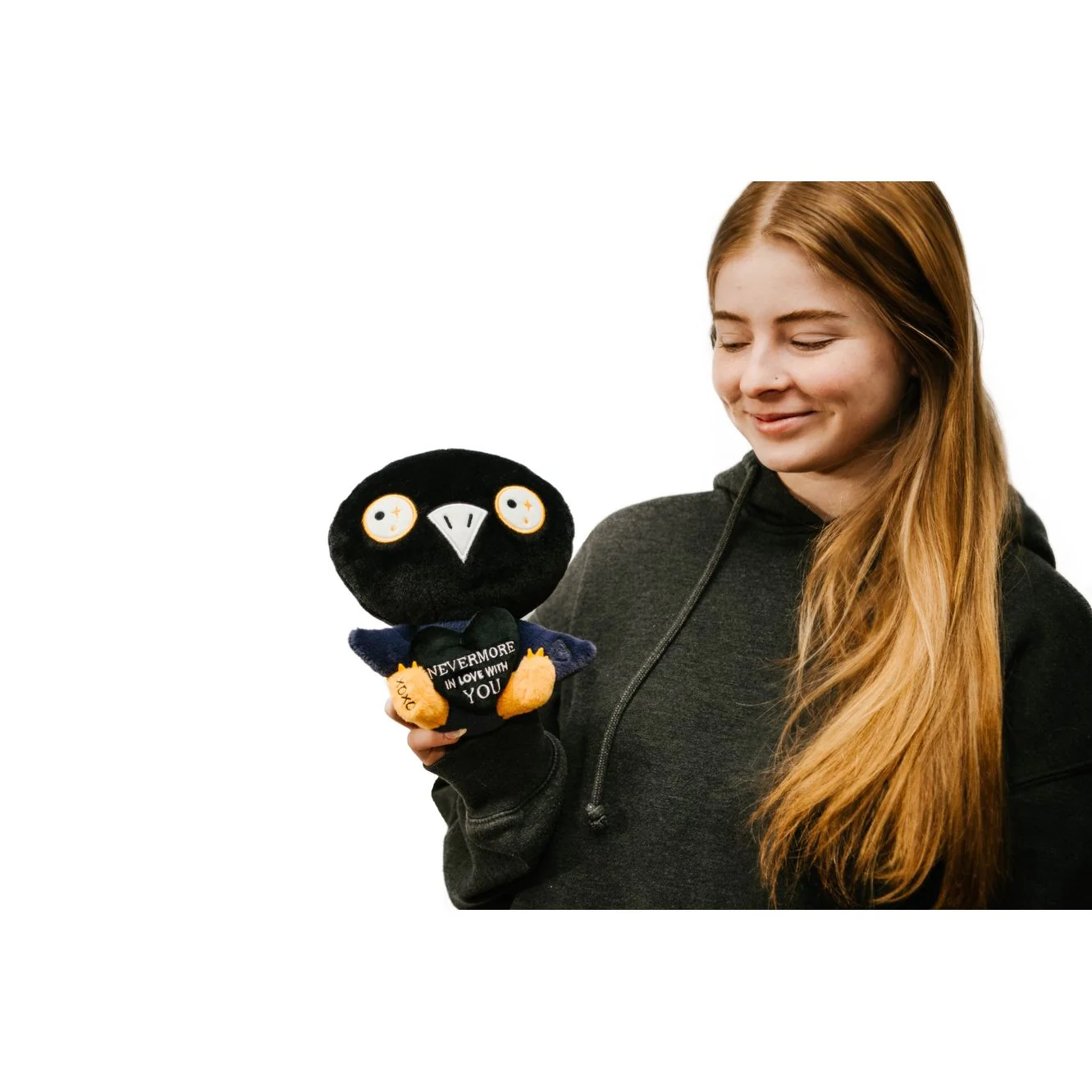 PUNCHKINS VALENTINE'S DAY NEVERMORE INLOVE WITH YOU RAVEN PLUSH - Image 3