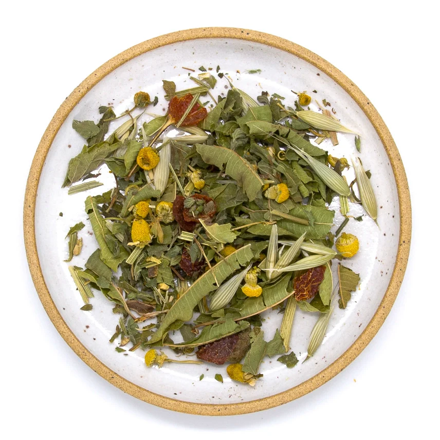WILD & TEA QUIET MIND HERBAL TEA 2oz - Image 2