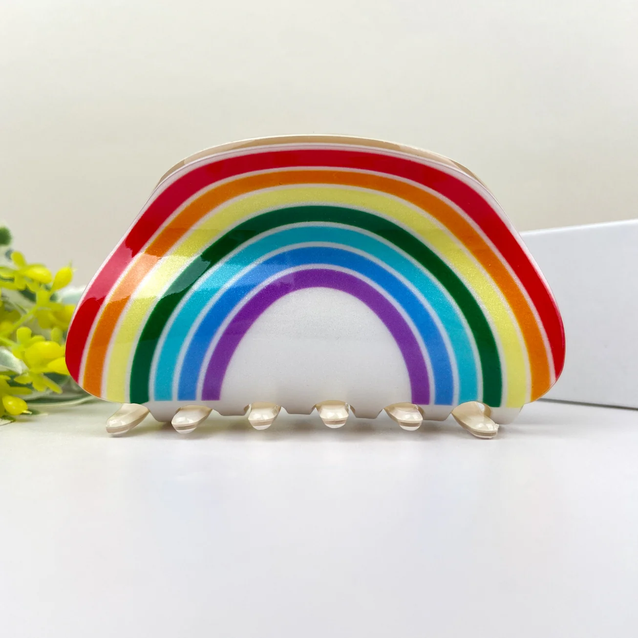 RAINBOW HAIR CLAW CLIP