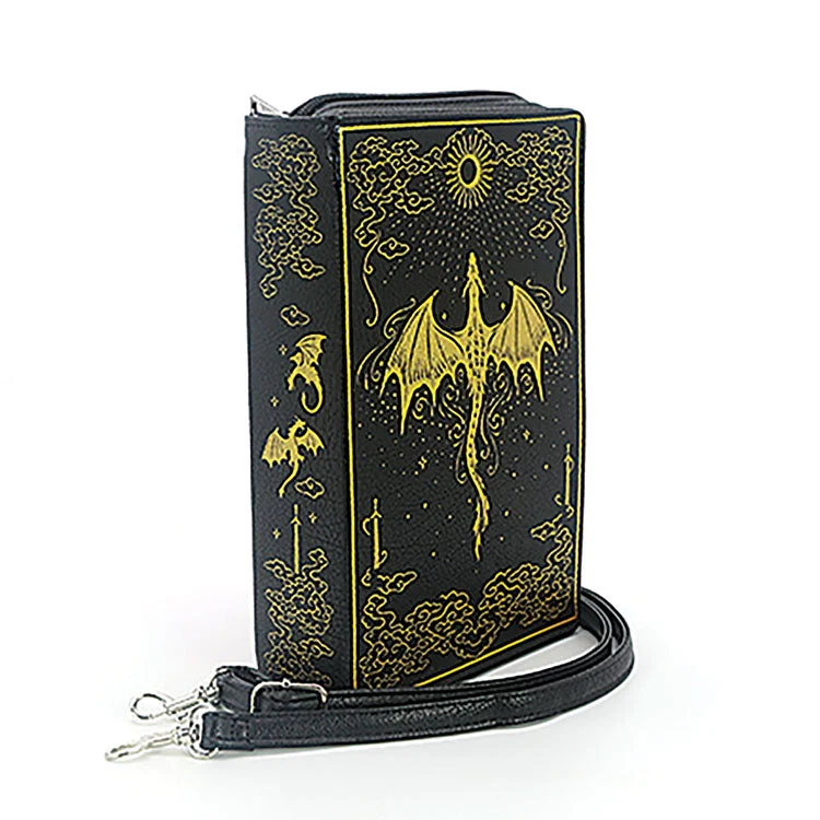 ROMANTASY DRAGON BOOK CLUTCH BAG - Image 2