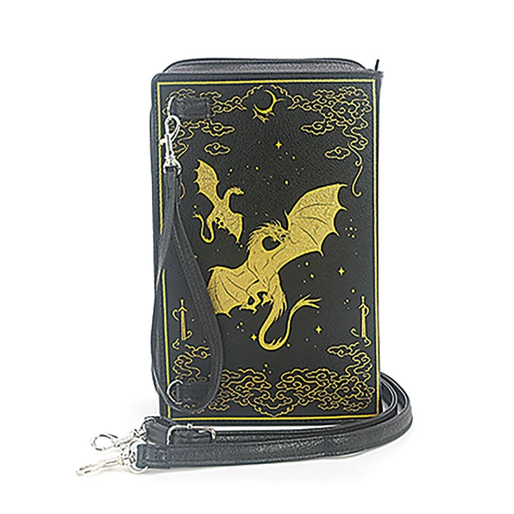 ROMANTASY DRAGON BOOK CLUTCH BAG - Image 3