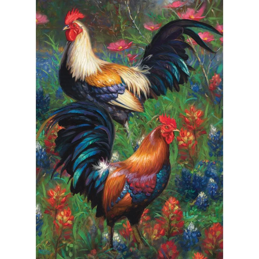 ROOSTERS 1000PC PUZZLE - Image 2