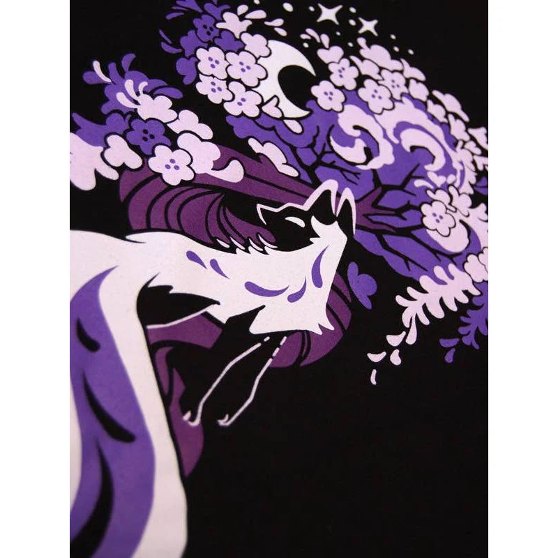 ROSE MOON FOX T-SHIRT - Image 3