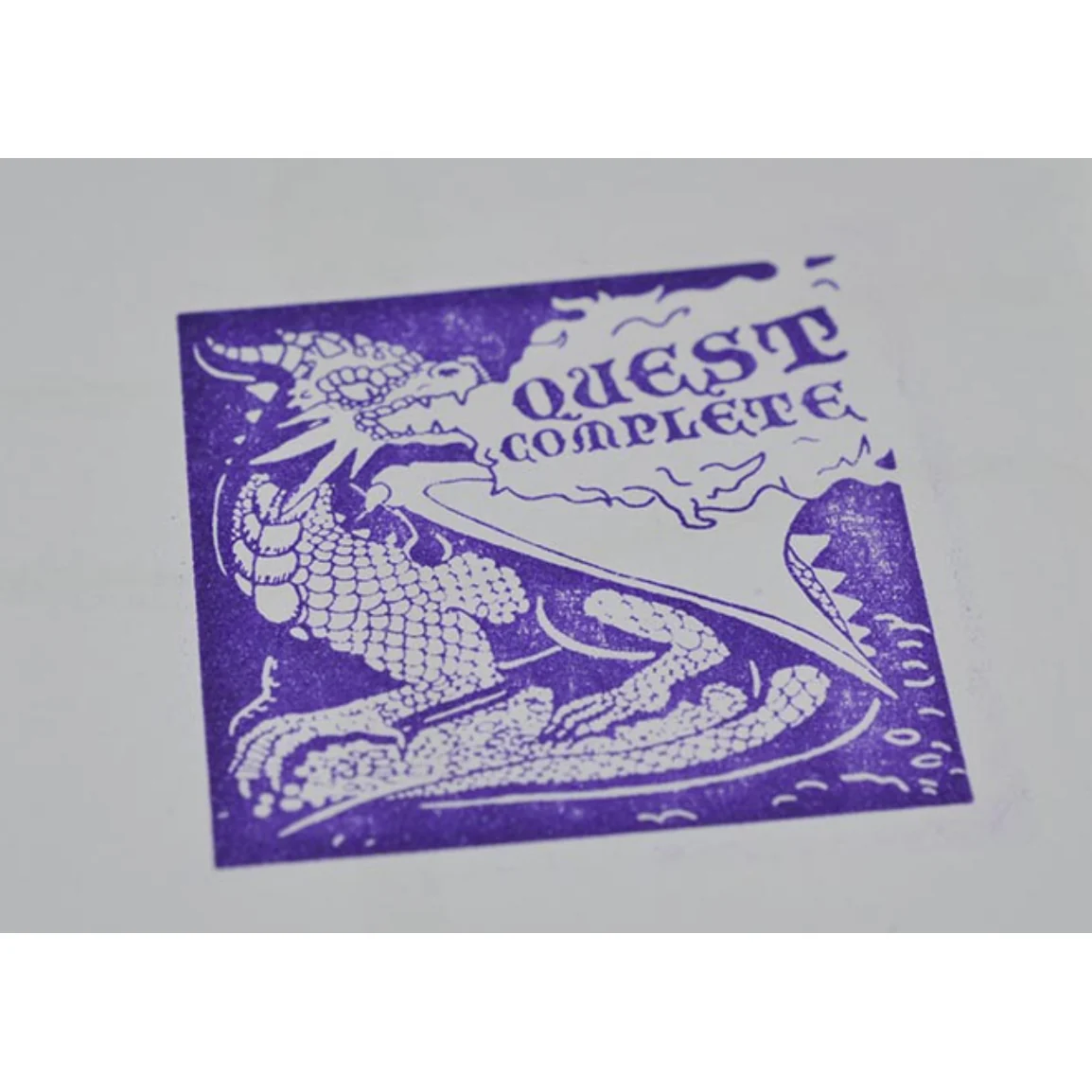 RPG STAMP: QUEST COMPLETE