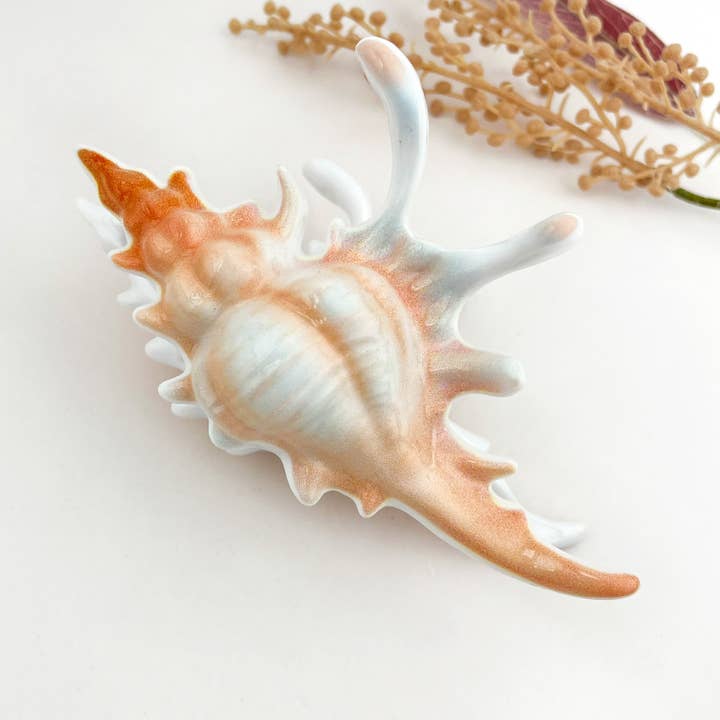SEASHELL HAIR CLAW CLIP