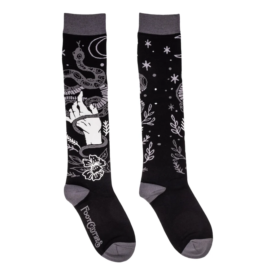 SERPENTINE WITCH KNEE SOCKS BY FOOTCLOTHES